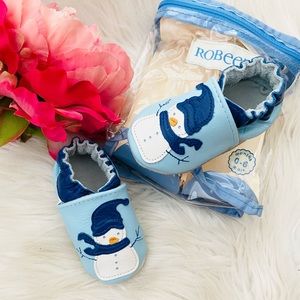 Robeez Baby Snowman Moccasins